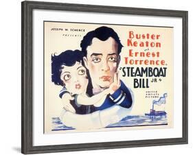 Steamboat Bill, Jr., 1928-null-Framed Art Print