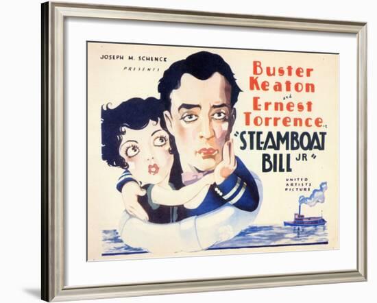 Steamboat Bill, Jr., 1928-null-Framed Art Print