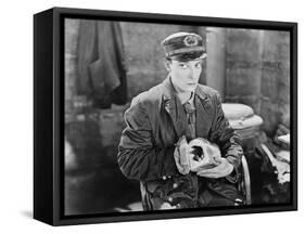 Steamboat Bill, Jr., Buster Keaton, 1928-null-Framed Stretched Canvas