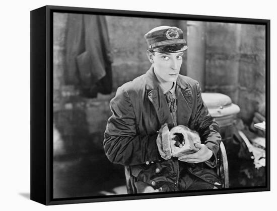 Steamboat Bill, Jr., Buster Keaton, 1928-null-Framed Stretched Canvas