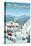 Steamboat, Colorado - Retro Ski Resort-Lantern Press-Stretched Canvas