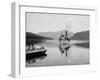 Steamboat Doris on Lake Placid, Adirondack Mountains, C.1902-null-Framed Photographic Print