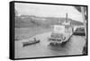 Steamboat in Fairbanks, Alaska Photograph - Fairbanks, AK-Lantern Press-Framed Stretched Canvas