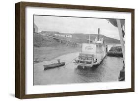 Steamboat in Fairbanks, Alaska Photograph - Fairbanks, AK-Lantern Press-Framed Art Print