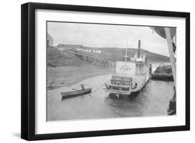 Steamboat in Fairbanks, Alaska Photograph - Fairbanks, AK-Lantern Press-Framed Art Print