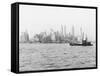 Steamboat in New York Harbor-null-Framed Stretched Canvas
