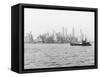 Steamboat in New York Harbor-null-Framed Stretched Canvas