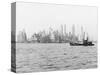 Steamboat in New York Harbor-null-Stretched Canvas