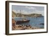 Steamboat Landing, Lulworth Cove-Alfred Robert Quinton-Framed Giclee Print