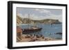 Steamboat Landing, Lulworth Cove-Alfred Robert Quinton-Framed Giclee Print