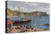 Steamboat Landing, Lulworth Cove-Alfred Robert Quinton-Stretched Canvas