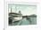 Steamboat Landing, Michigan City-null-Framed Art Print