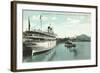 Steamboat Landing, Michigan City-null-Framed Art Print