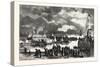 Steamboat Landing, Orillia, Canada, Nineteenth Century-null-Stretched Canvas