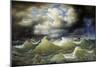 Steamboat on Stormy Water-Johan Knutson-Mounted Giclee Print