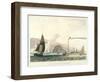 Steamboat on the Clyde Near Dumbarton, C1814-William Daniell-Framed Giclee Print