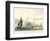 Steamboat on the Clyde Near Dumbarton, C1814-William Daniell-Framed Giclee Print