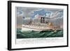 Steamboat: Pilgrim, c1883-Currier & Ives-Framed Giclee Print