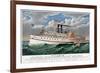 Steamboat: Pilgrim, c1883-Currier & Ives-Framed Giclee Print