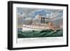 Steamboat: Pilgrim, c1883-Currier & Ives-Framed Giclee Print