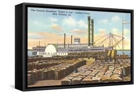 Steamboat Robert E. Lee, New Orleans, Louisiana-null-Framed Stretched Canvas