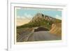 Steamboat Rock, Big Horn Mountains, Wyoming-null-Framed Art Print