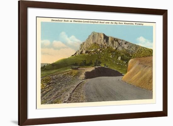 Steamboat Rock, Big Horn Mountains, Wyoming-null-Framed Art Print