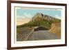 Steamboat Rock, Big Horn Mountains, Wyoming-null-Framed Art Print