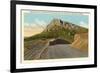 Steamboat Rock, Big Horn Mountains, Wyoming-null-Framed Art Print