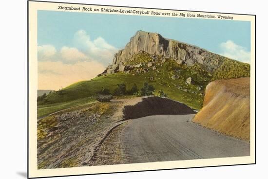 Steamboat Rock, Big Horn Mountains, Wyoming-null-Mounted Art Print