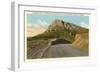 Steamboat Rock, Big Horn Mountains, Wyoming-null-Framed Art Print