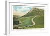 Steamboat Rock, Big Horn Mountains, Wyoming-null-Framed Art Print