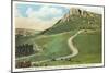 Steamboat Rock, Big Horn Mountains, Wyoming-null-Mounted Art Print