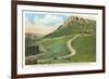 Steamboat Rock, Big Horn Mountains, Wyoming-null-Framed Art Print