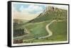 Steamboat Rock, Big Horn Mountains, Wyoming-null-Framed Stretched Canvas