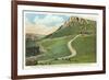 Steamboat Rock, Big Horn Mountains, Wyoming-null-Framed Premium Giclee Print