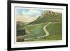 Steamboat Rock, Big Horn Mountains, Wyoming-null-Framed Premium Giclee Print