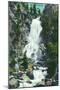 Steamboat Springs, Colorado, View of Fish Creek Falls-Lantern Press-Mounted Art Print