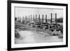 Steamboats-null-Framed Art Print