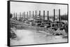 Steamboats-null-Framed Stretched Canvas