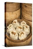 Steamed Dumplings (Steamed Bun or Xiaolongbao), Qibao, Shanghai, China-Jon Arnold-Stretched Canvas