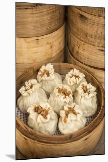 Steamed Dumplings (Steamed Bun or Xiaolongbao), Qibao, Shanghai, China-Jon Arnold-Mounted Photographic Print