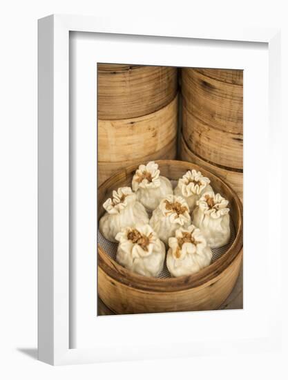 Steamed Dumplings (Steamed Bun or Xiaolongbao), Qibao, Shanghai, China-Jon Arnold-Framed Photographic Print