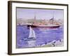 Steamer and Yacht, Iona-Francis Campbell Boileau Cadell-Framed Giclee Print