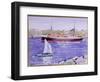 Steamer and Yacht, Iona-Francis Campbell Boileau Cadell-Framed Giclee Print