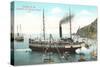 Steamer at Santa Catalina-null-Stretched Canvas