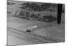 Steamer Beached on Field after Cyclone-null-Mounted Photographic Print