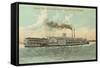 Steamer between Louisville and Cincinnati, Ohio-null-Framed Stretched Canvas