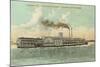 Steamer between Louisville and Cincinnati, Ohio-null-Mounted Art Print