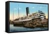 Steamer Coaling, Port Said, Egypt, 20th Century-null-Framed Stretched Canvas